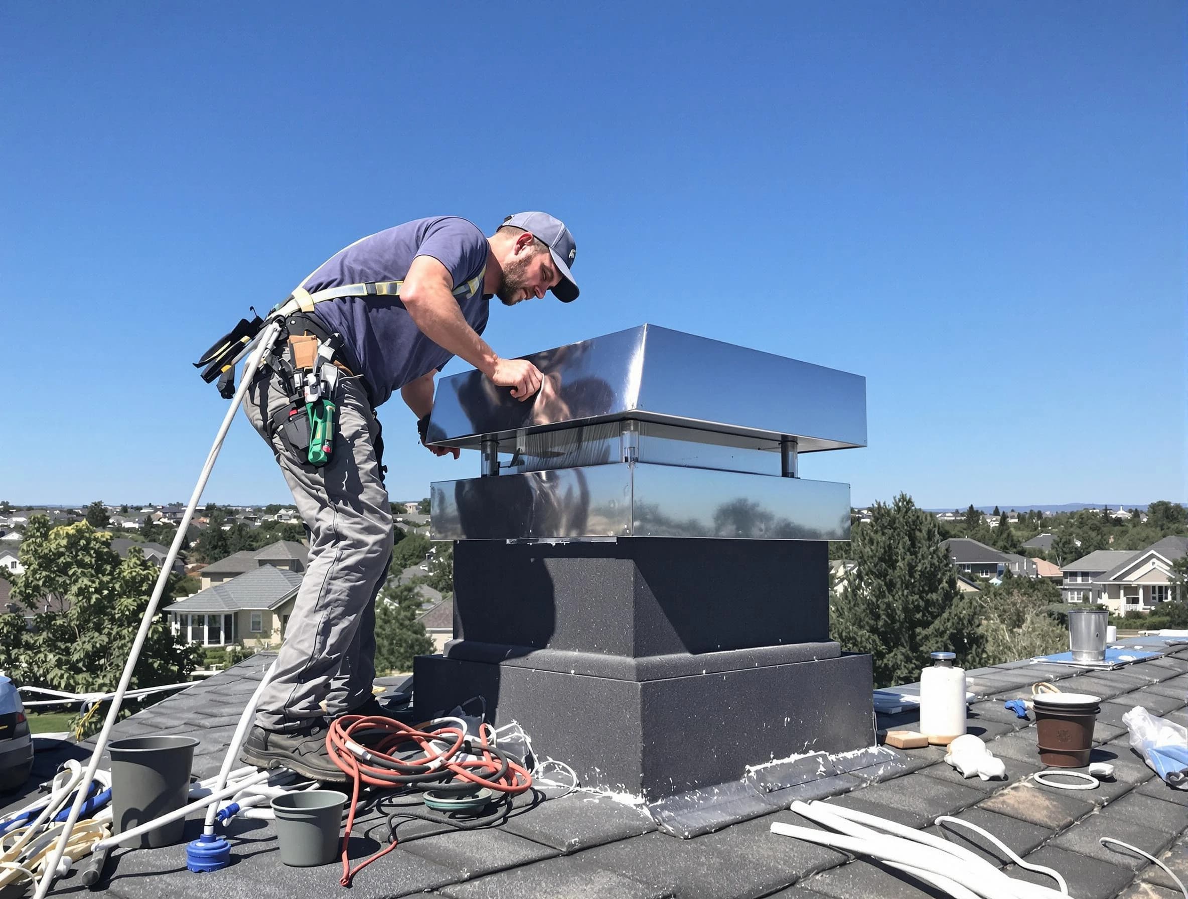 Chimney Cap Services in Stafford