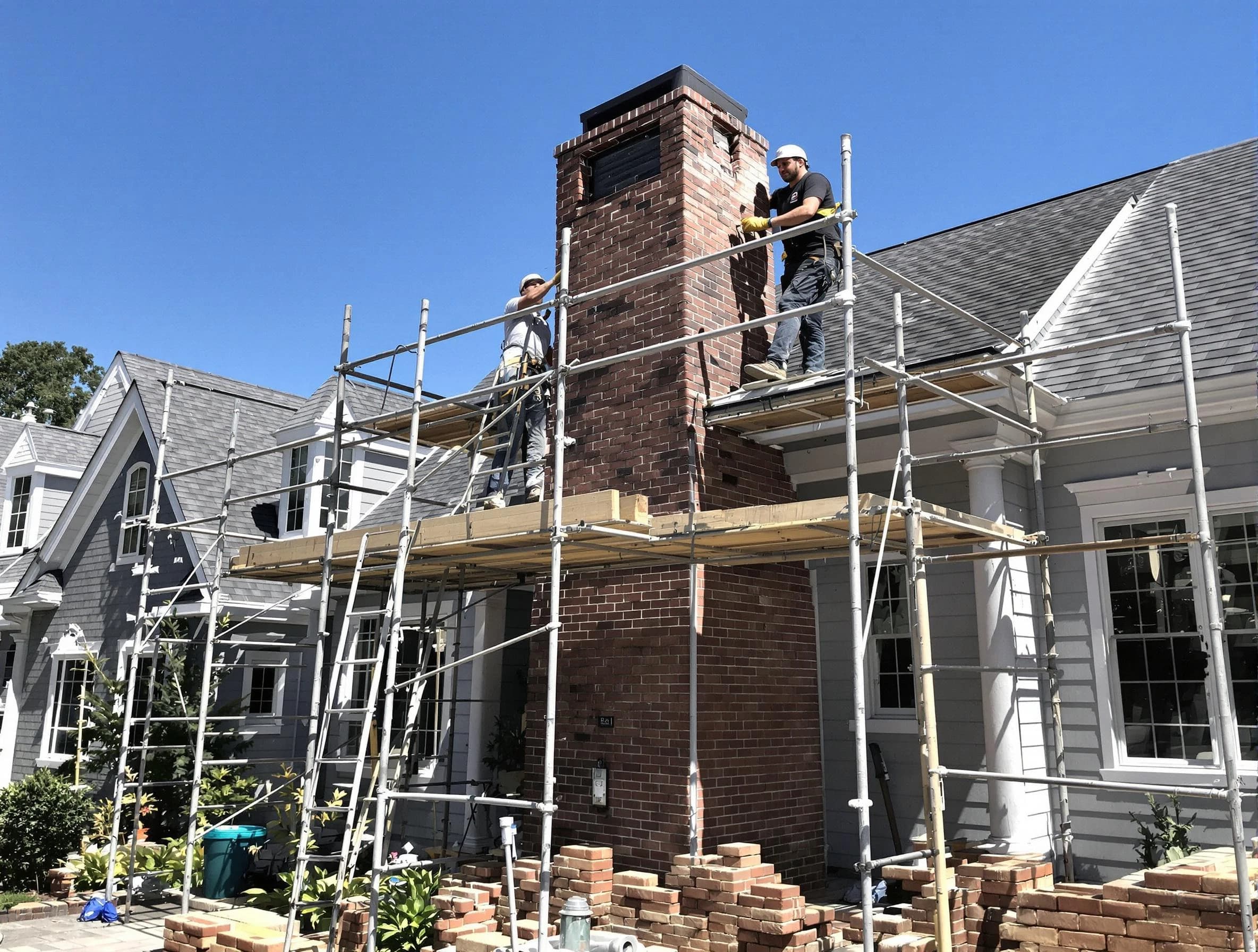 Chimney Rebuilding in Stafford